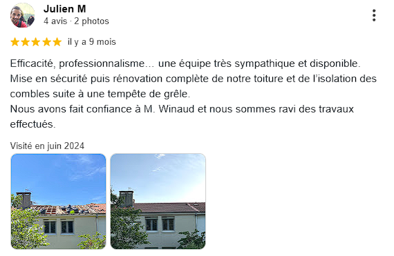 couvreur winaud Avis 5